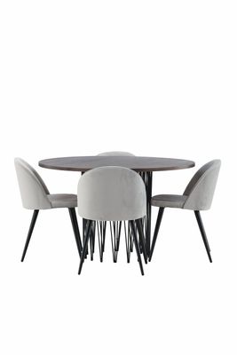 Venture Home Stone Rund Matgrupp