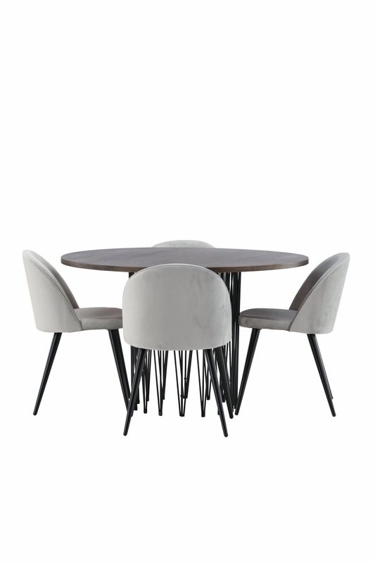 Venture Home Stone Rund Matgrupp