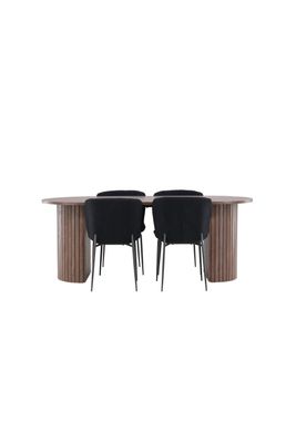 Venture Home Härön Matbord med Modesto Matstol