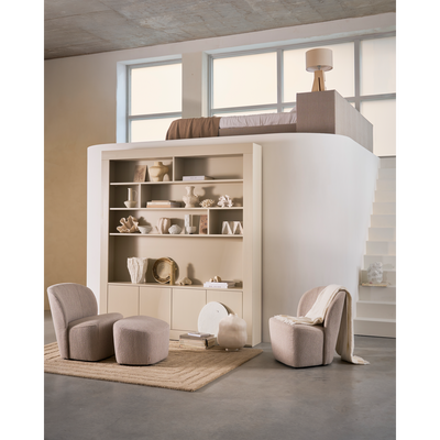 400545-D-375153-HON-375153-HOG-375165-HOG-01_SF_VT_Wallcover_wandkast_210cm_Lofty_fauteuil_hocker