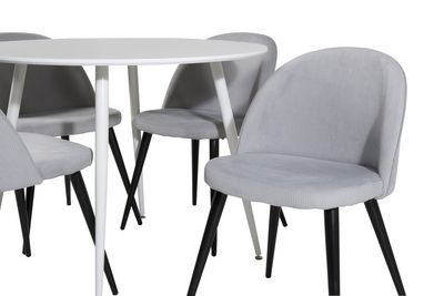 Venture Home Matgrupp Plaza med stolarna Velvet