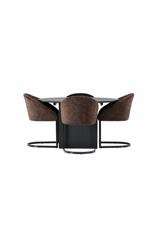 Venture Home Matgrupp Matilda med Stolar Evening