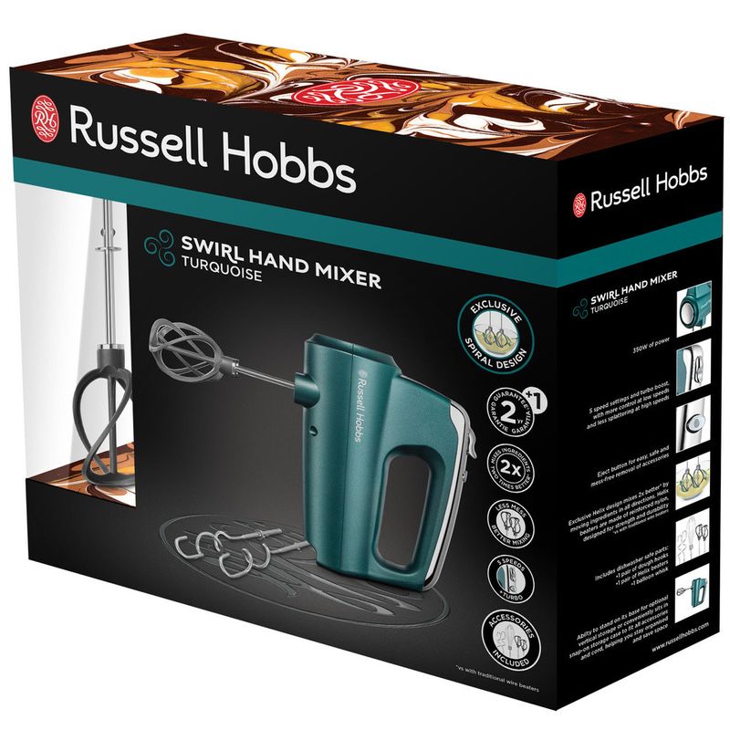 Russel Hobbs Elvisp Swirl Turquoise