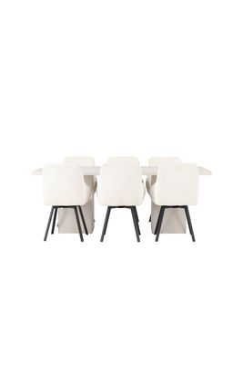 Venture Home Matgrupp Olga med Stolarna Rosie