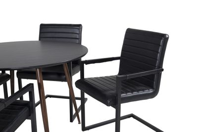 Venture Home Logger, Vault Rektangulär Matgrupp