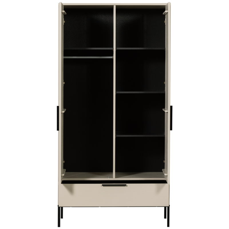 WOOOD Adam 2-dörrars skåp i massivt furu