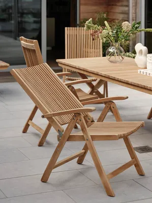 Brafab Julita Positionsstol i Naturteak