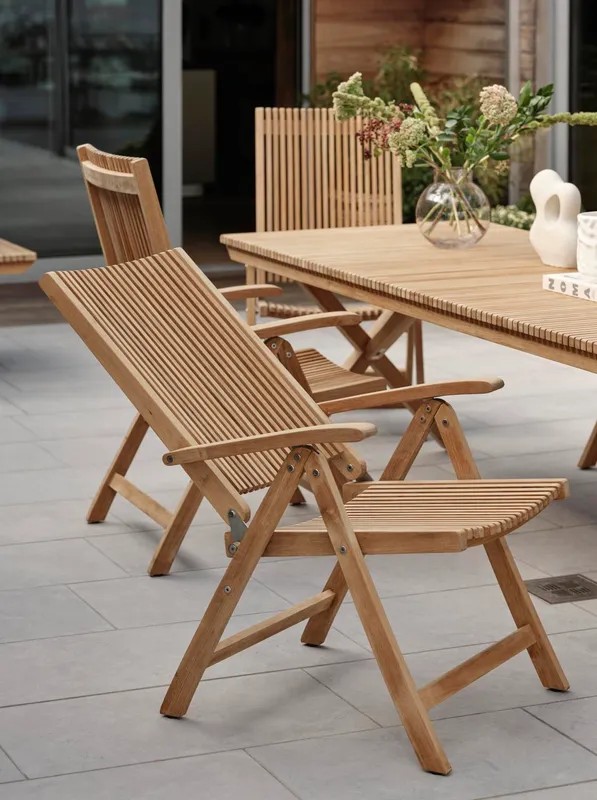 Brafab Julita Positionsstol i Naturteak