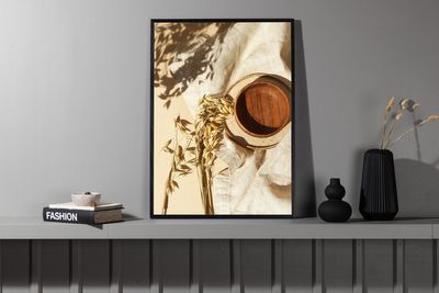 Venture Home Brown Bowl Poster Beige