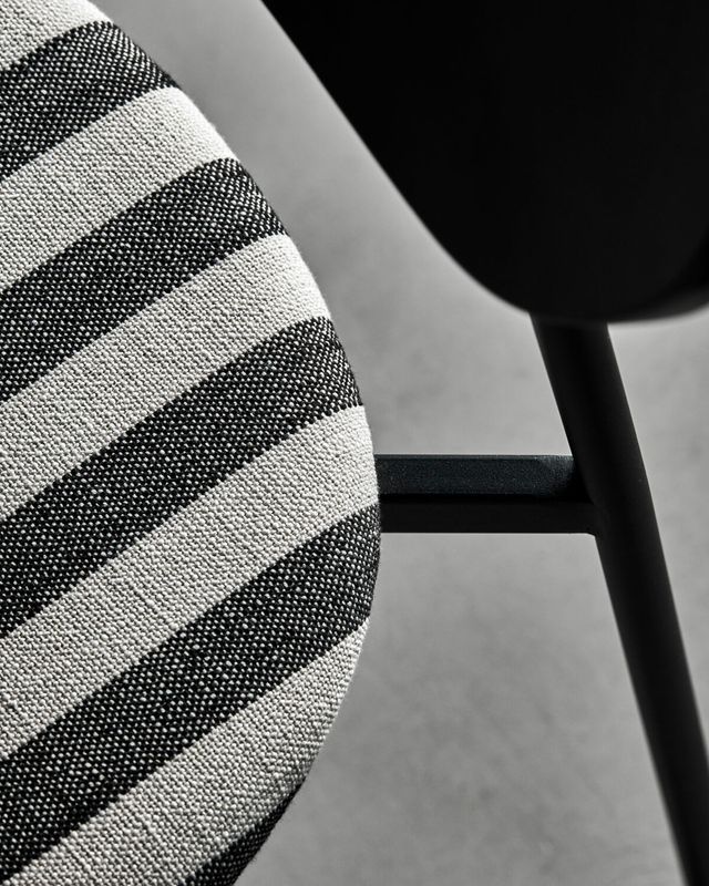 House Doctor Must Stol Svart/Vit set om 2