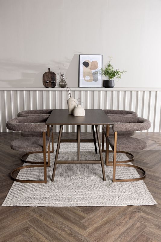 Venture Home Matgrupp Kaseindon med Stolar Morning