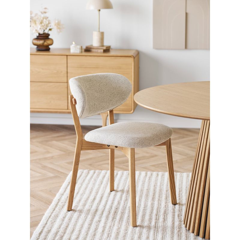 House Nordic Dunkirk Matstol Naturell / Beige