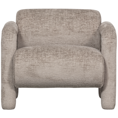 WOOOD Lenny Fåtölj i Grovtexturerad Sand