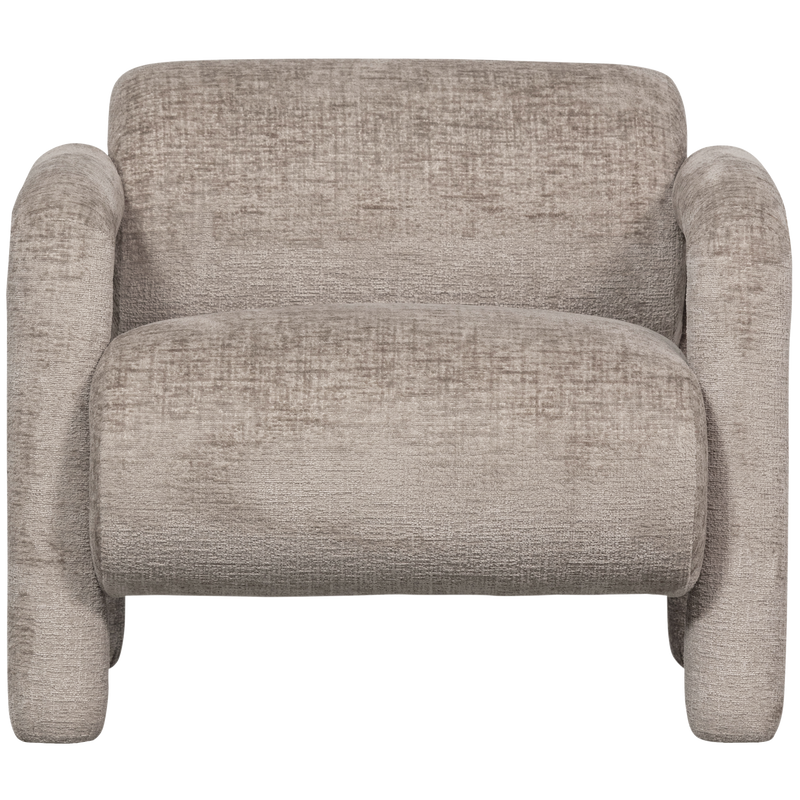 WOOOD Lenny Fåtölj i Grovtexturerad Sand