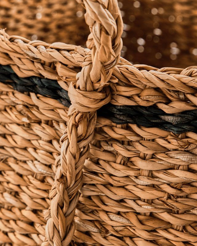 Handflätade Korgar i Sjögräs - Set om tre från House Doctor