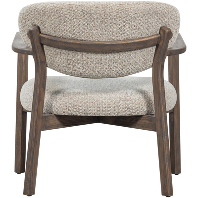 WOOOD Udar Fåtölj Natur med Träram Brun