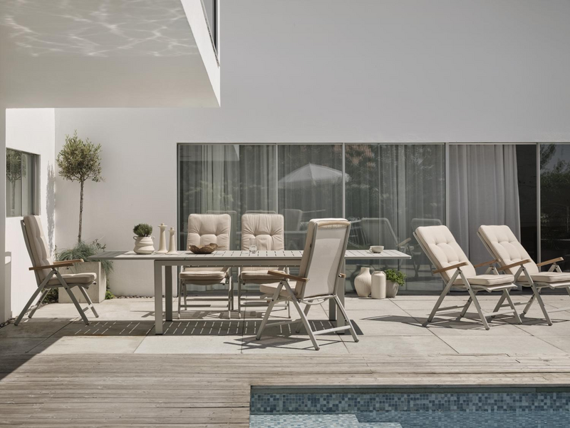 Brafab Andy Positionsstol Ljusgrå/Offwhite