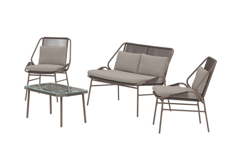 Venture Home Zakynthos Soffgrupp Brun