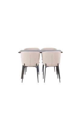 Venture Home Matgrupp Kaseindon med Modesto-stolar