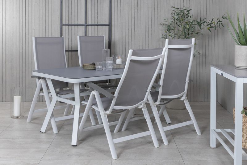 Venture Home Virya, Albany Matgrupp Grå Vit