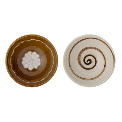Bloomingville Heikki Skål, Brun, Stengods - 6-pack