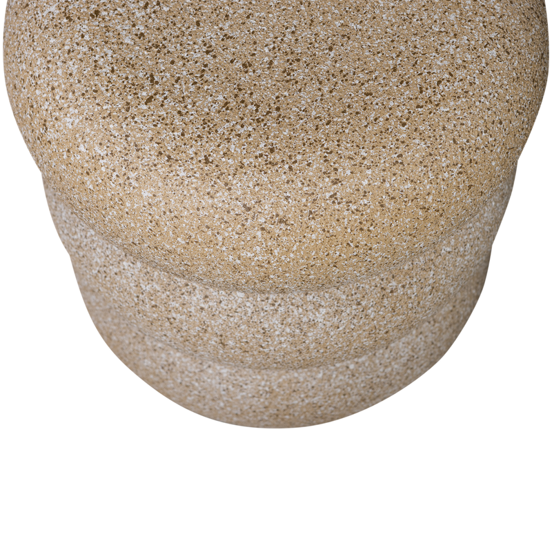 WOOOD Laurel Sidobord med Prickar Beige 2 st