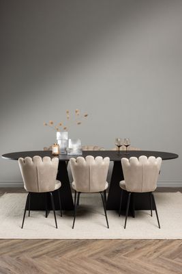 Venture Home Matgrupp Bootcut med Limhamn Stolar