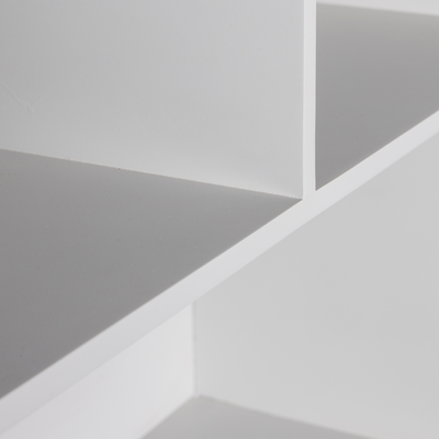 WOOOD Carved Organic 2-Dörrars Förvaringsskåp i Mangoträ Mistgrå