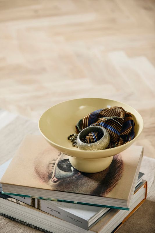 Nordal VITELLO Dekorativ Skål - Gul