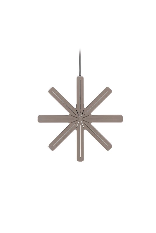 Venture Home Säfsen Adventsstjärna i brunt stål