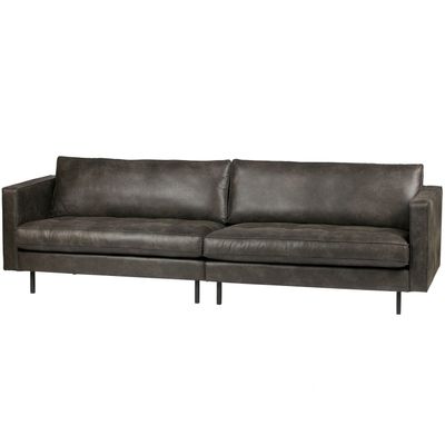 WOOOD Rodeo Classic Soffa 3-sits Eco Läder Svart