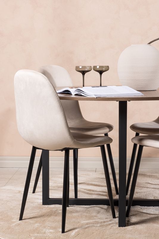 Venture Home Matgrupp Durango med 4st Matstolar Polar