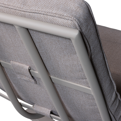 WOOOD Coosa Trädgårdsfåtölj i Aluminium Sand