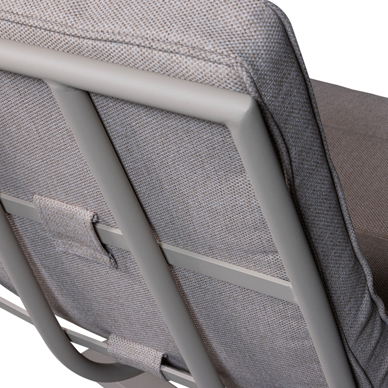 WOOOD Coosa Trädgårdsfåtölj i Aluminium Sand