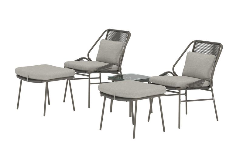 Venture Home Zakynthos Lounge Set Brun