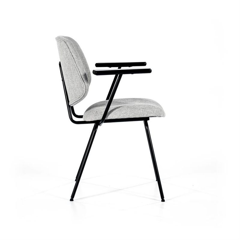 Eleonora Stol Lynn med armstöd - grå fletcher