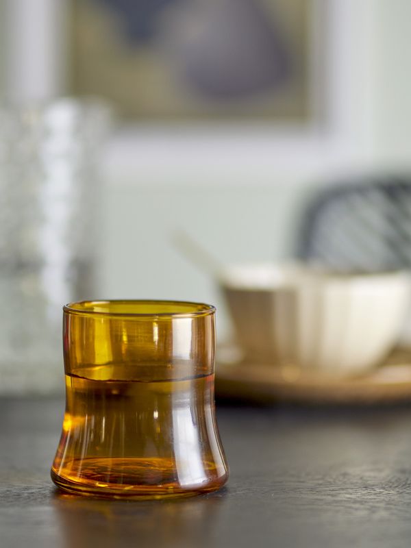 Bloomingville Florentine Dricksglas, Brun, Recycled Glas - 12-pack