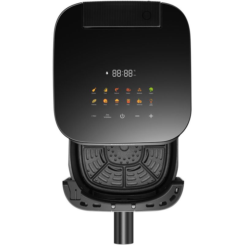 Panasonic Airfryer 5L 1450W NF-CC500SXE Dubbla element Touch, Belysning & Ånga