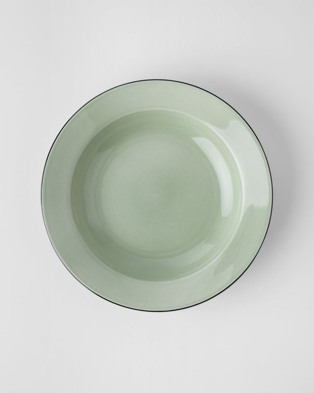 Gustavsberg NATUR Krusbärsgrön, Tallrik 29 cm, djup, stengods
