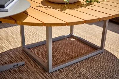 Brafab Olive Soffbord 80x110 cm Khaki/Bamboo