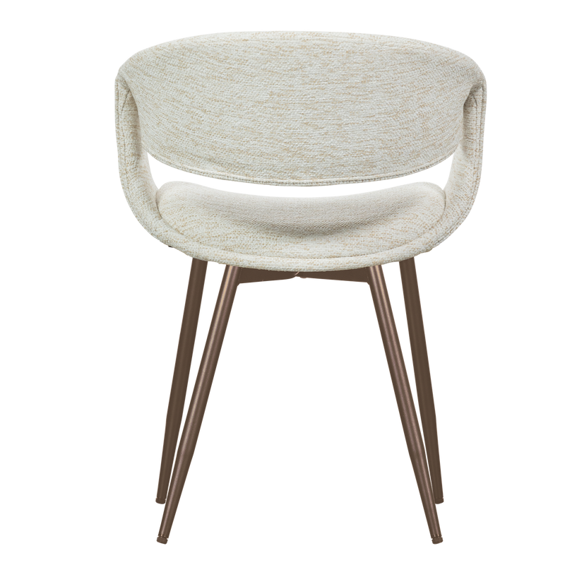 WOOOD Yossi Matstol Natur med Kopparben 2 st