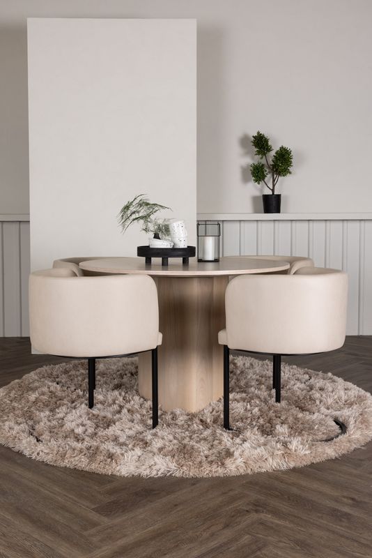 Venture Home Matgrupp Olivia med 4st Matstolar Simrishamn