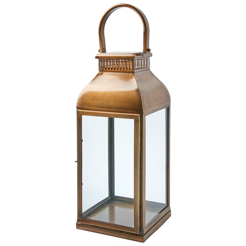 Affari of Sweden CLINTON Lykta L, Mässingsfärgad