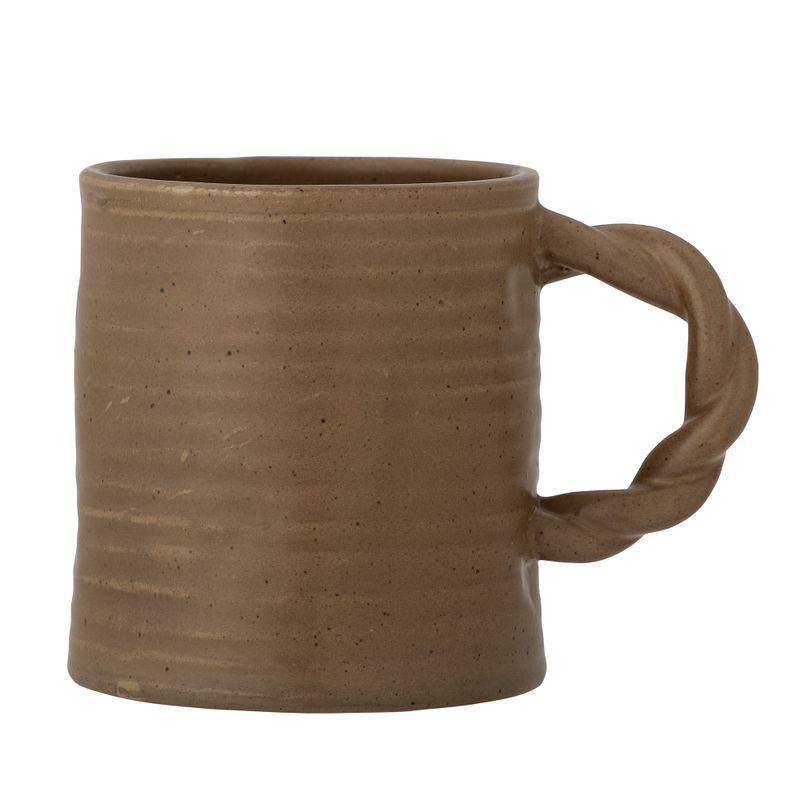 Bloomingville Reanna Mugg, Brun, Stengods - 8-pack