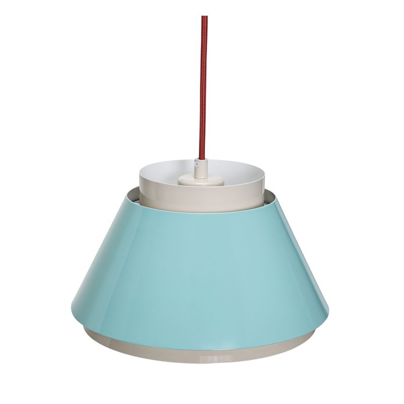 Hübsch Remi Taklampa Blå/Beige