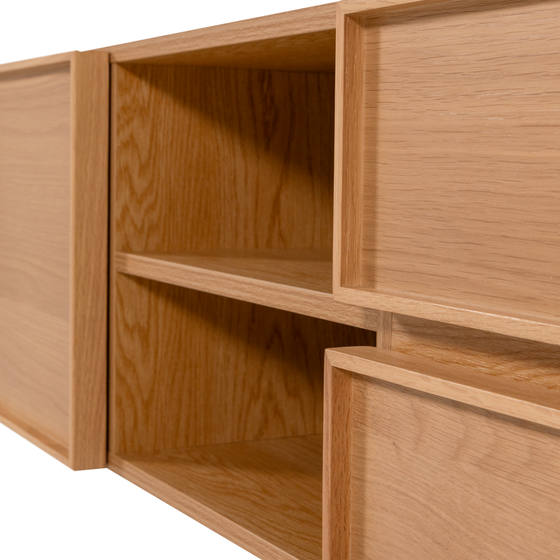 WOOOD Tours TV-bänk 180 cm Naturlig