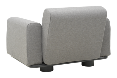 Brafab Bolster Fåtölj Antracit / Teddy Grey