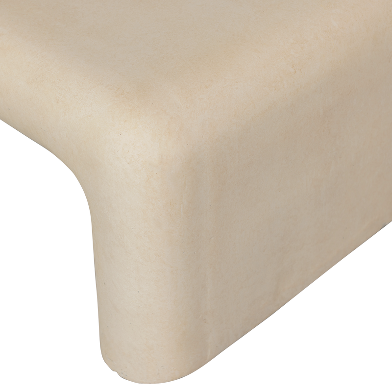 WOOOD Stani Soffbord i Fiberlera - Naturliga, Set om 2