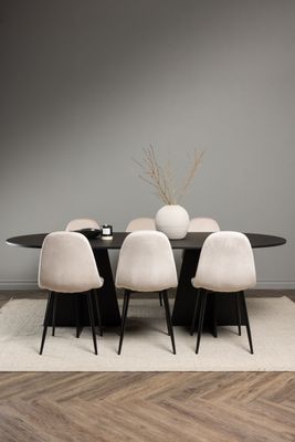 Venture Home Matgrupp Bootcut med stolar Polar