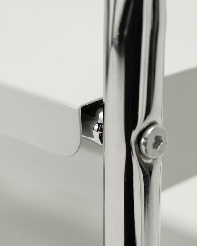 House Doctor Roll Serveringsvagn Large Chrome Off-white